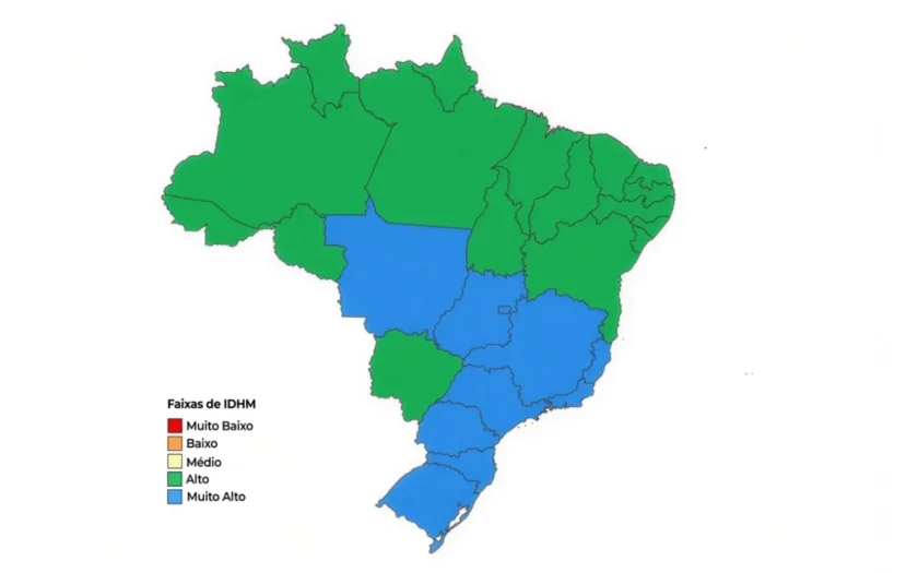 mapa IDHM
