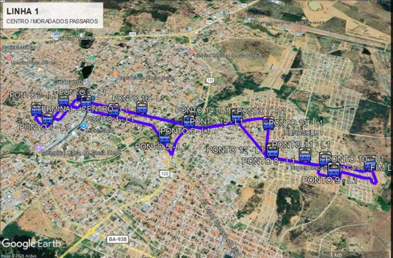 Prefeitura de Guanambi propõe novas linhas para transporte coletivo; participe!
