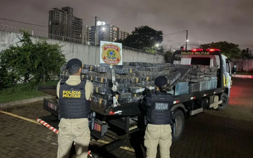 Cinco toneladas de drogas pf