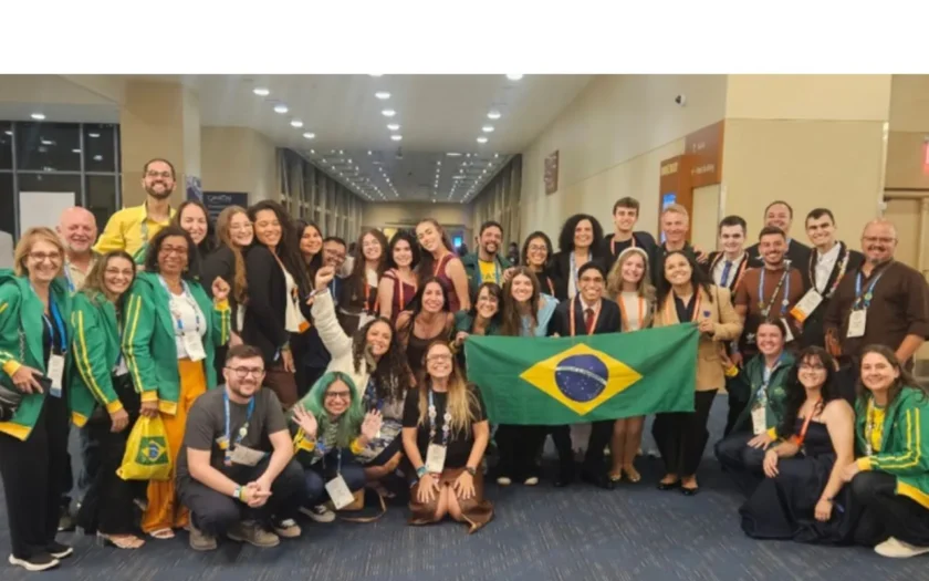 Estudantes brasileiro feira internacional ciencia
