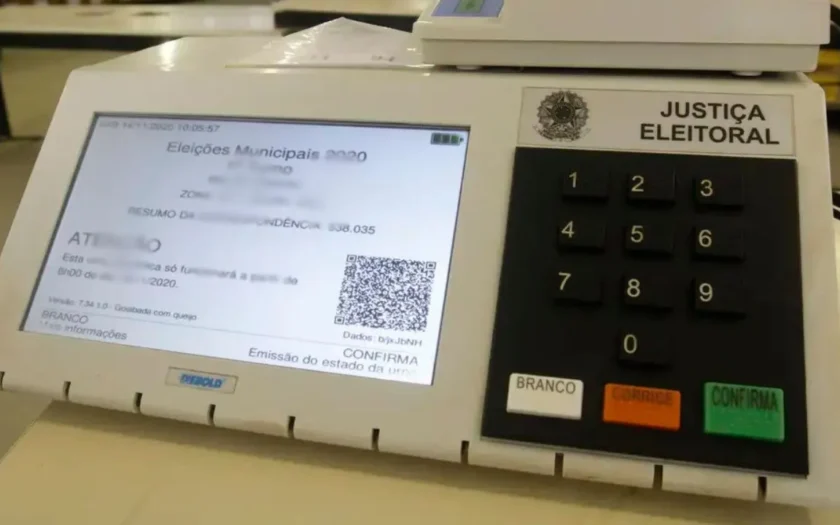 Urna eletronica eleicoes 2026