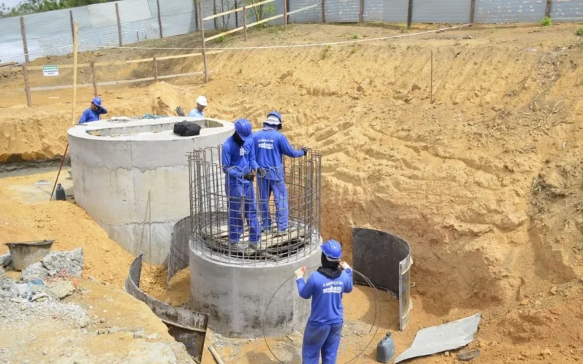 Obras Embasa Novo PAC caixa
