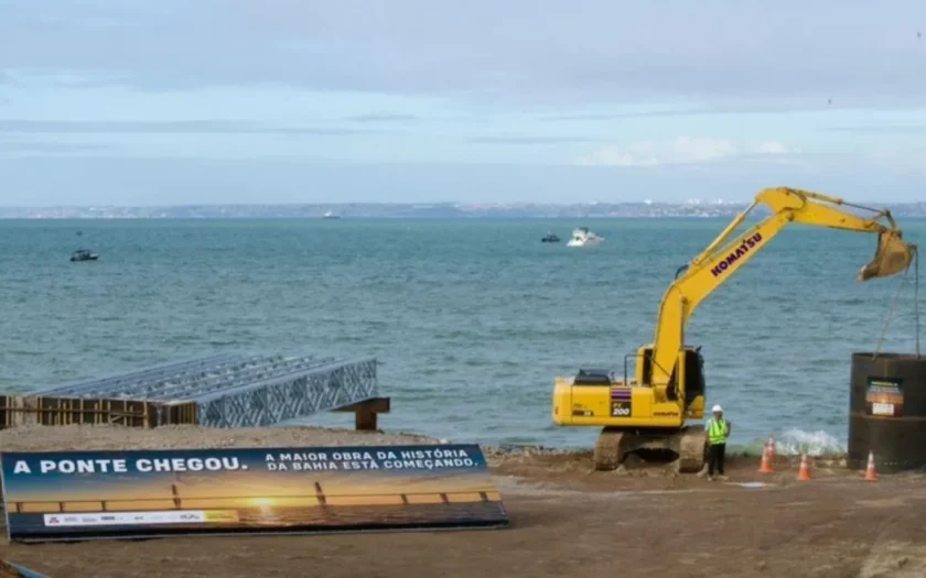 inicio obras ponte salvador-itaparica
