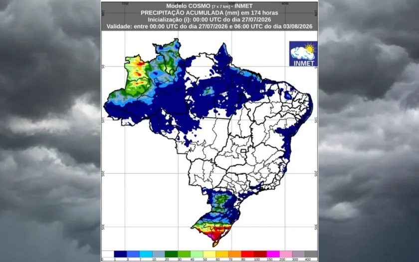 previsao inmet até 3 de agosto