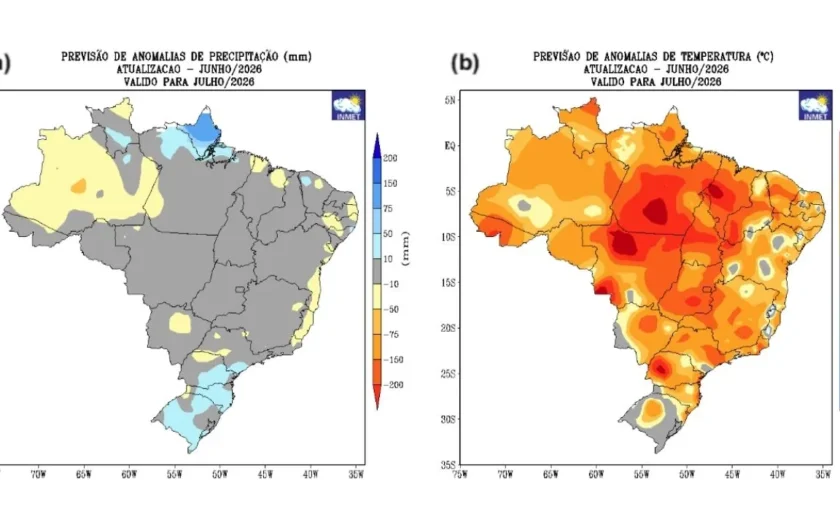 Previsao Inmet julho