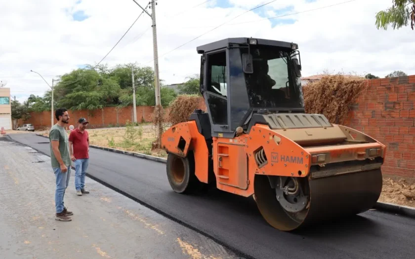 asfaltamento de vias Guanambi