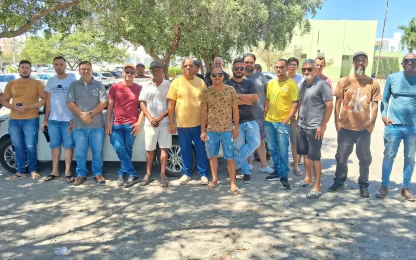 protesto motoristas app guanambi